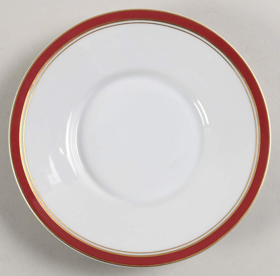 Diplomat Red Saucer by Ceralene-1