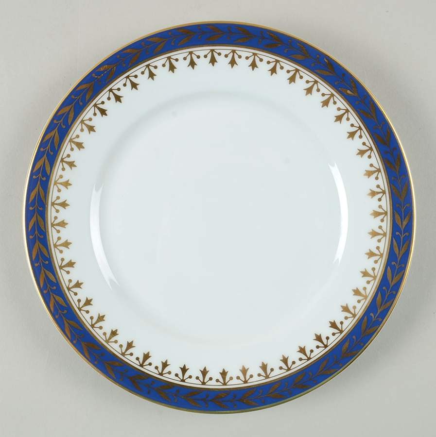 Empire Blue Salad Plate by Ceralene-1