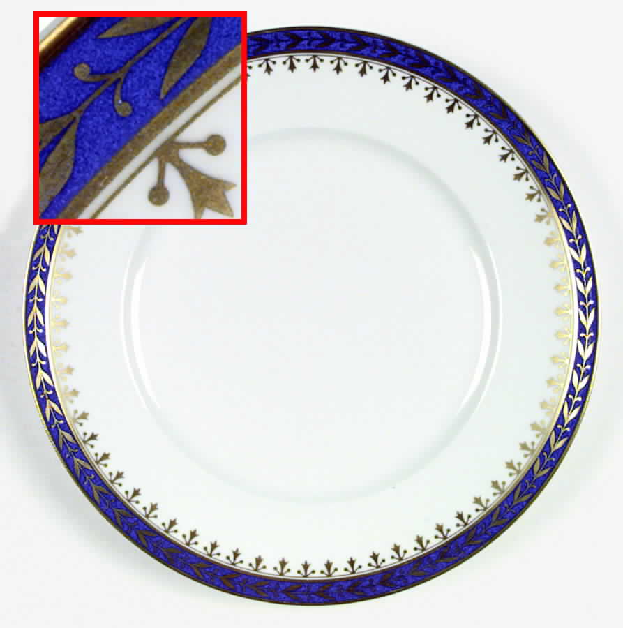 Empire Blue Dinner Plate by Ceralene-1