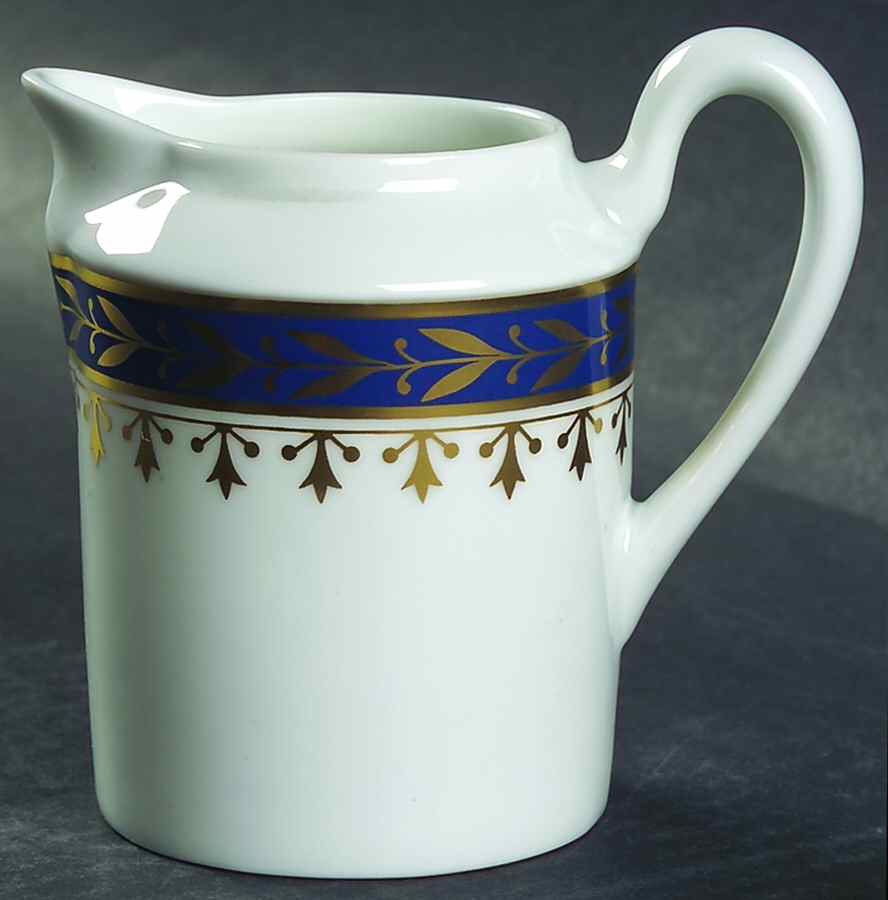 Empire Blue Creamer by Ceralene-1