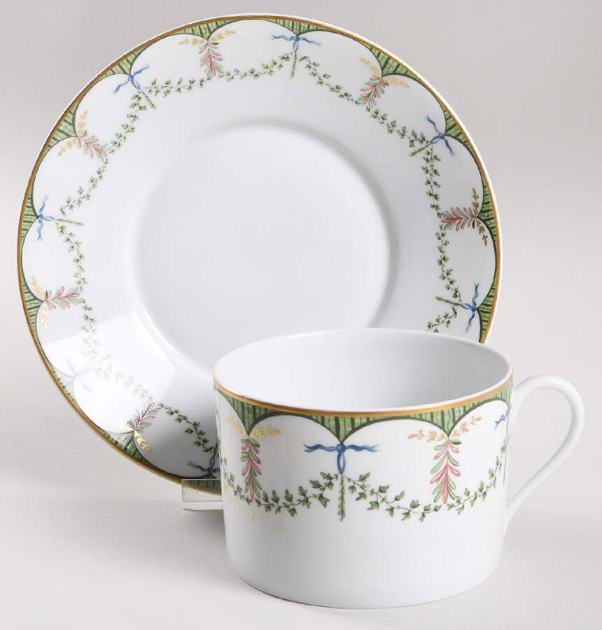 Festivites Breakfast Cup & Saucer Set by Ceralene-1