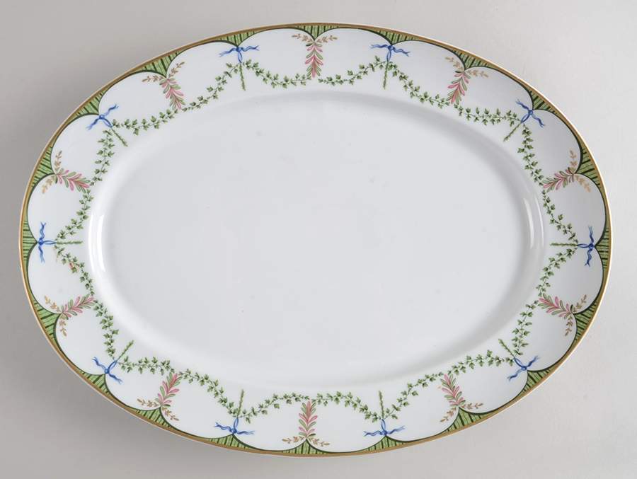 Festivites 16" Oval Serving Platter by Ceralene-1