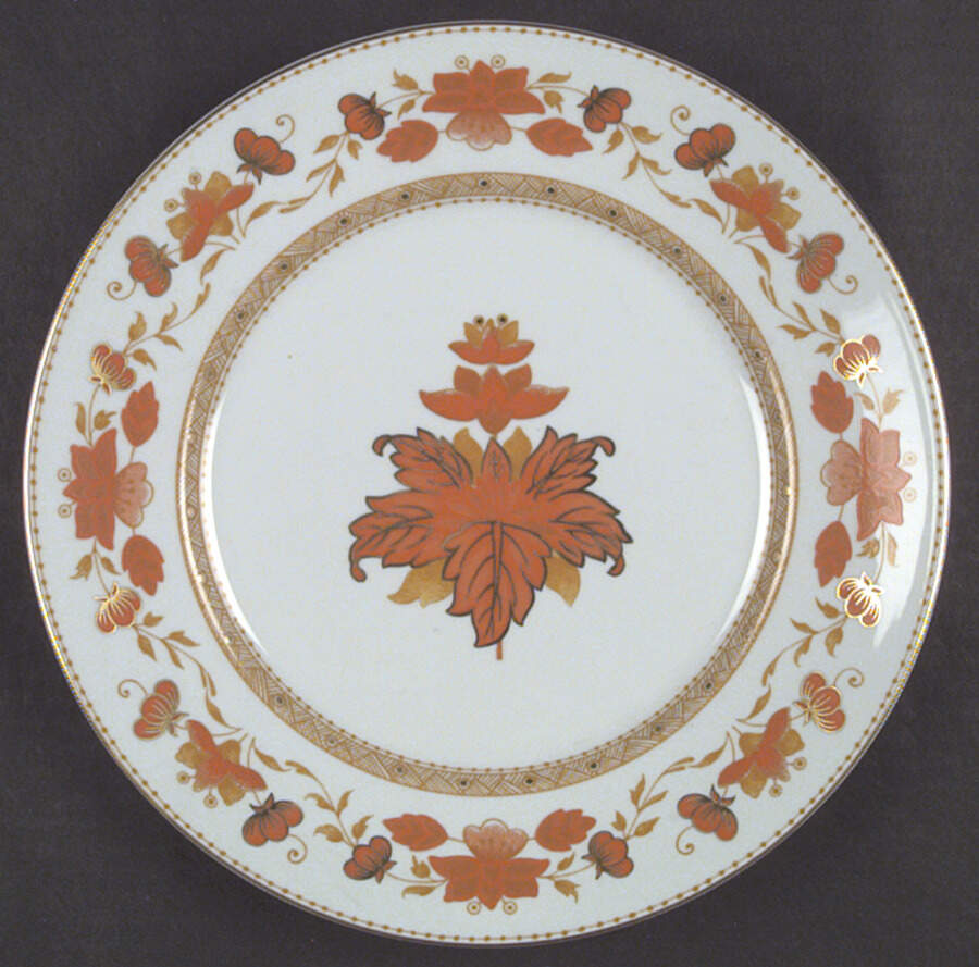 Fleur Chinoise Celadon Dinner Plate by Ceralene-1