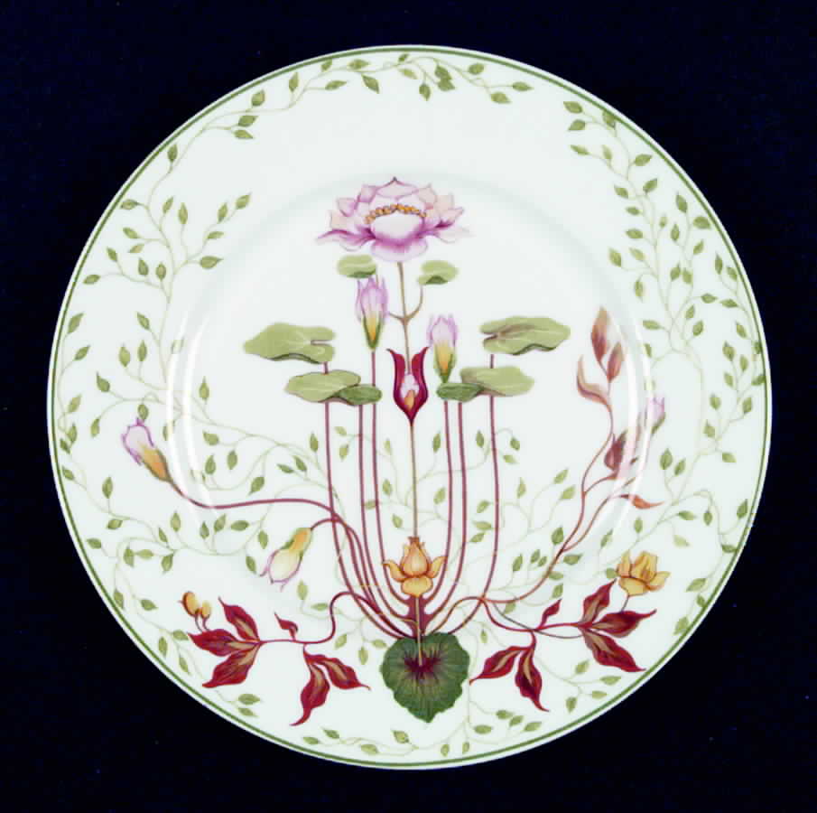 Fleur D' Eau Salad Plate by Ceralene-1