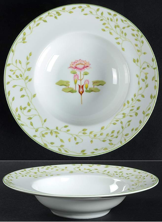 Fleur D' Eau Rim Soup Bowl by Ceralene-1