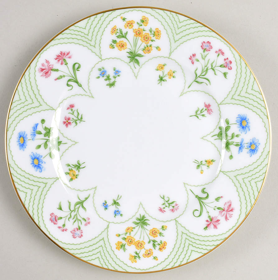 Fleurs D' Ete Salad Plate by Ceralene-1
