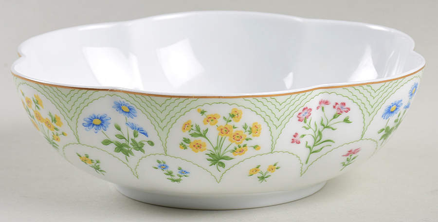 Fleurs D' Ete Large Melon Bowl by Ceralene-1