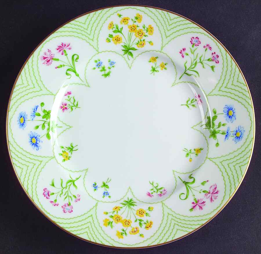 Fleurs D' Ete Bread & Butter Plate by Ceralene-1