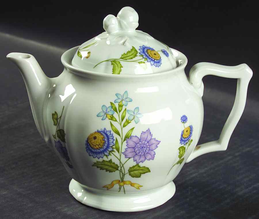 Fleur De Printemps Teapot & Lid by Ceralene-1
