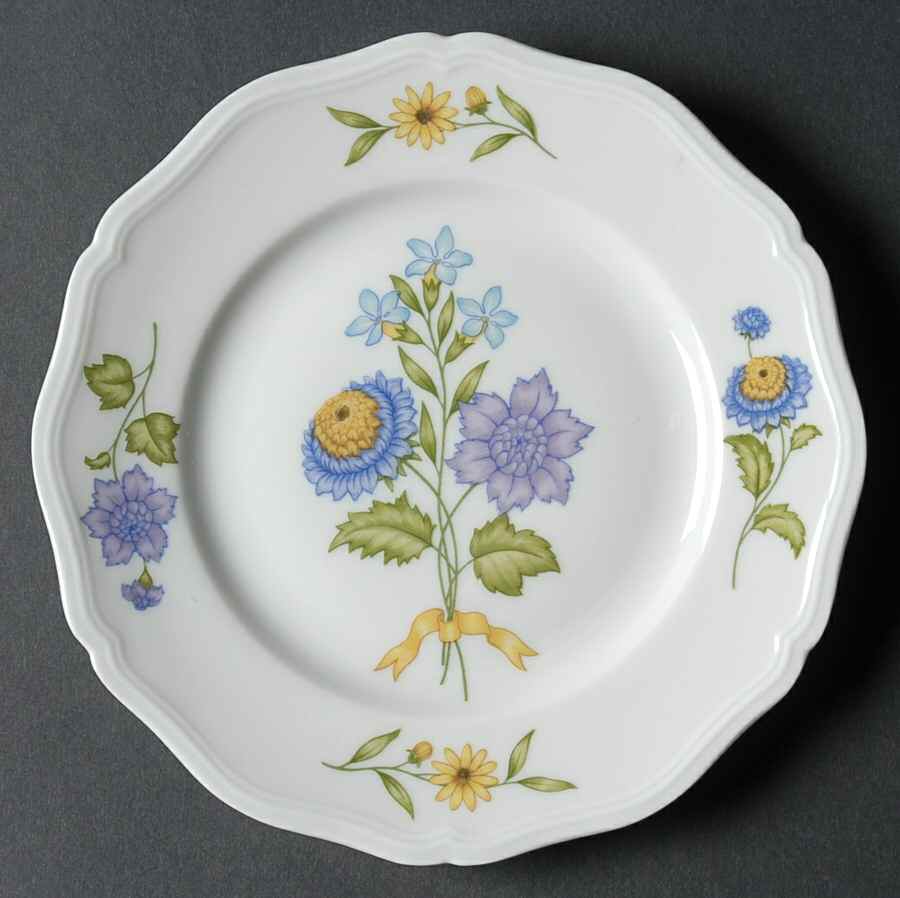 Fleur De Printemps Bread & Butter Plate by Ceralene-1