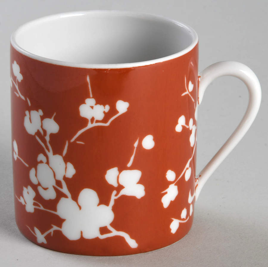 Fleurs De Pommier Flat Demitasse Cup by Ceralene-1