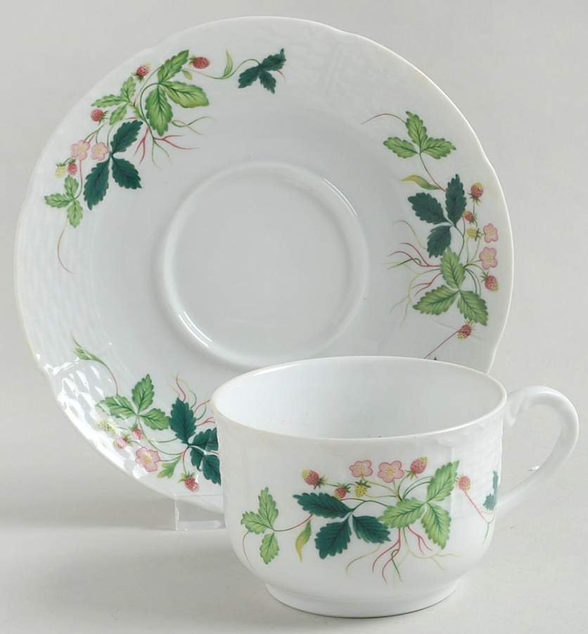 George Sand  Flat Cup & Saucer Set by Ceralene-1