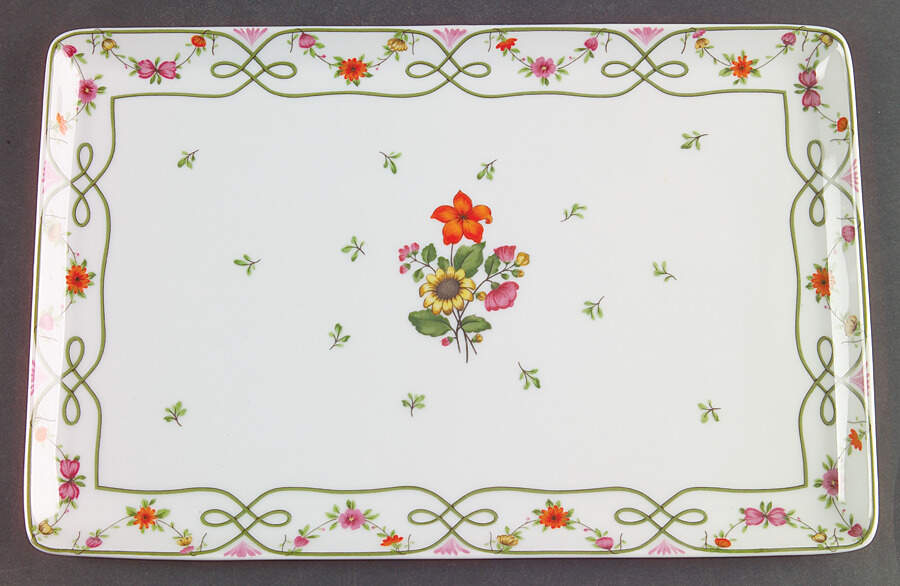 Guirlandes 12" Rectangular Tray by Ceralene-1