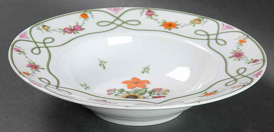 Guirlandes Rim Soup Bowl by Ceralene-1