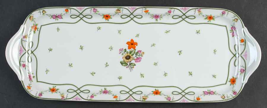 Guirlandes Large Sandwich Tray by Ceralene-1