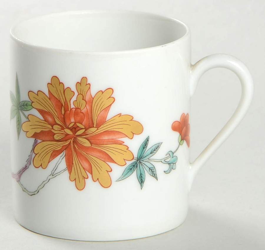 Hanoi (White Background) Flat Demitasse Cup by Ceralene-1