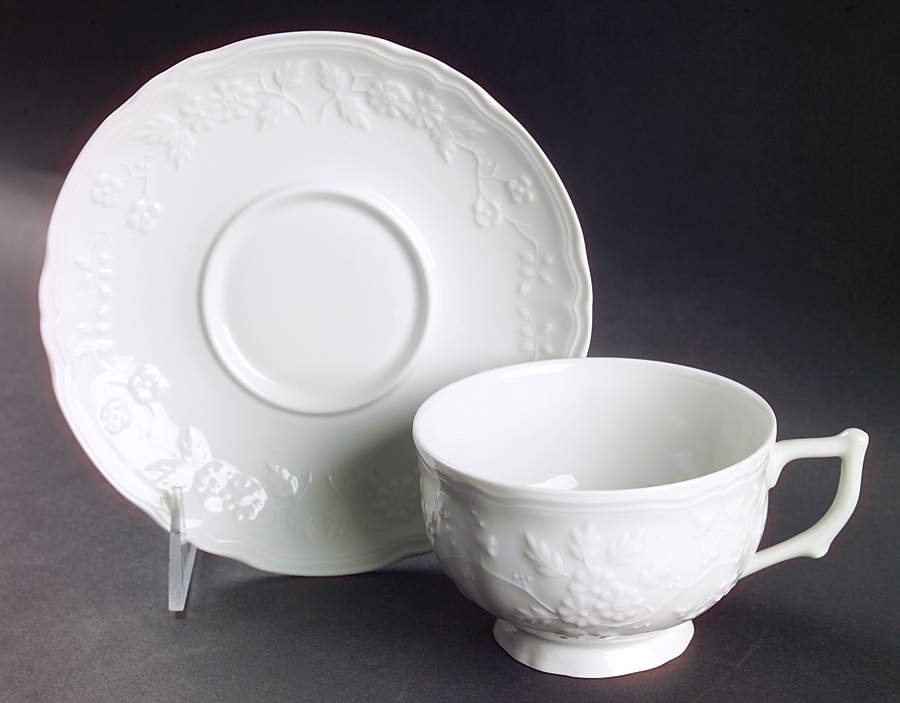 Hawthorn Breakfast Cup & Saucer Set by Ceralene-1