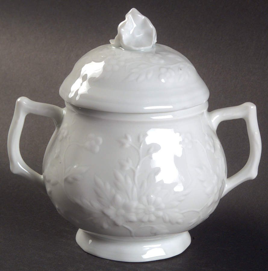 Hawthorn Sugar Bowl & Lid by Ceralene-1