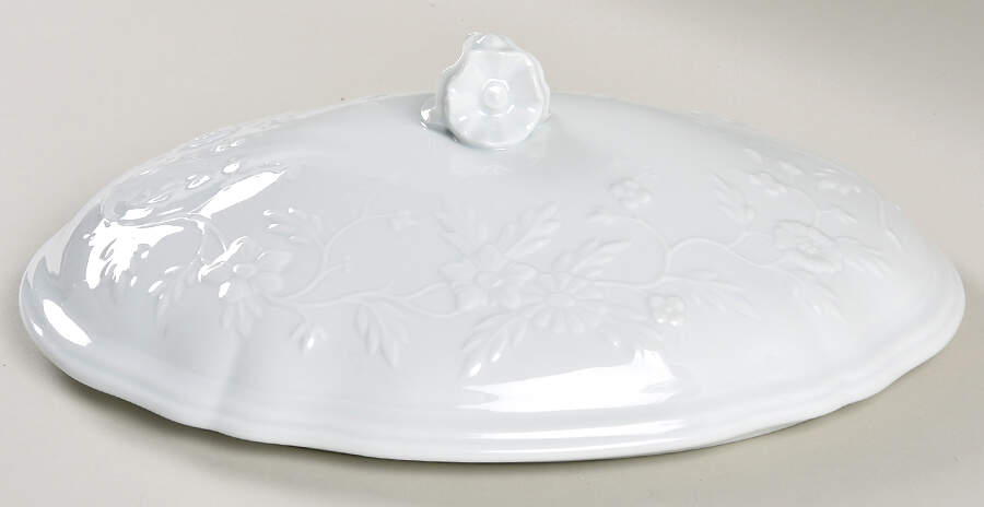 Hawthorn Lid for Oval Vegetable by Ceralene-1