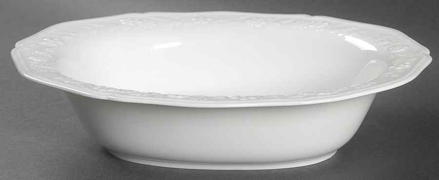 Hawthorn 10" Oval Vegetable Bowl by Ceralene-1