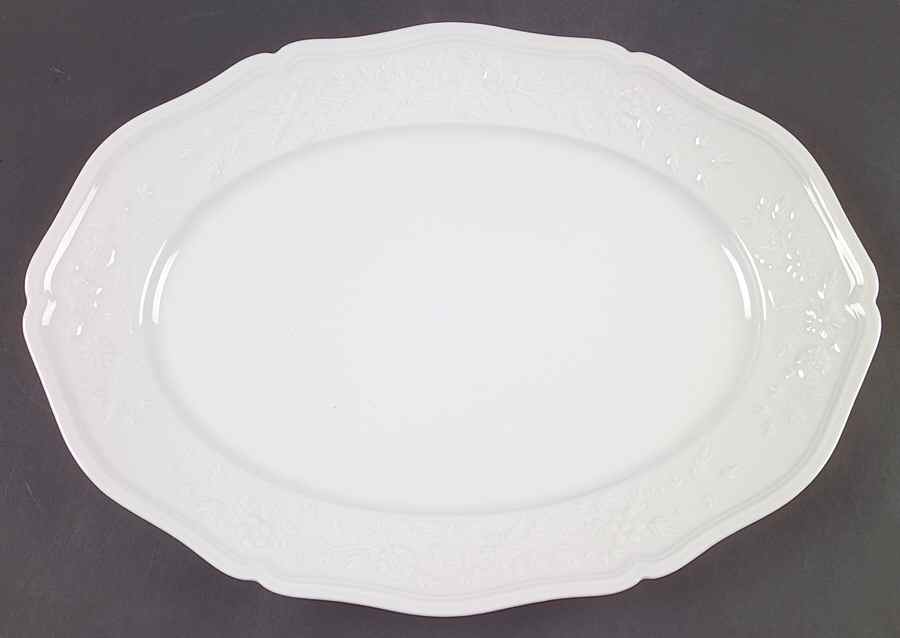 Hawthorn 15" Oval Serving Platter by Ceralene-1