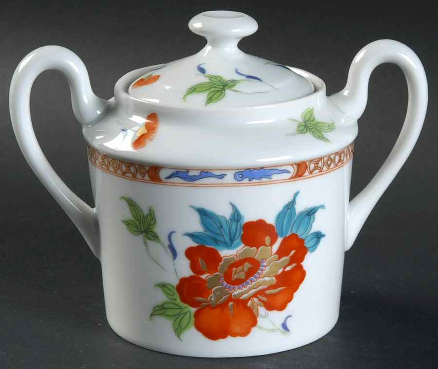 Hokusai  Sugar Bowl & Lid by Ceralene-1
