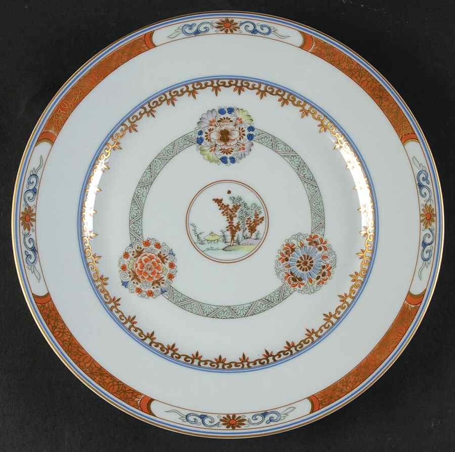 Houqua (Celadon Background) Luncheon Plate by Ceralene-1