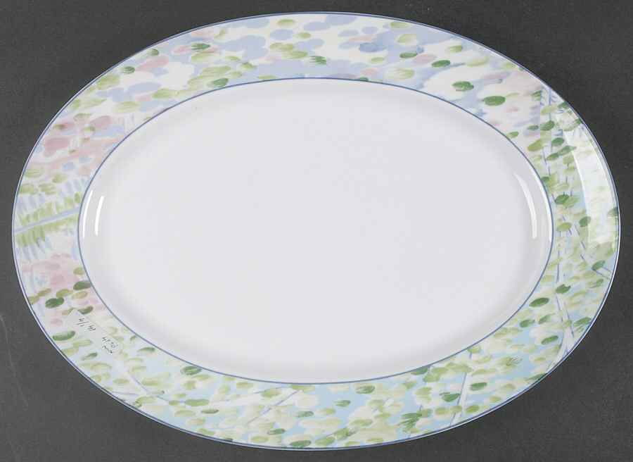 Impressions 14" Oval Serving Platter by Ceralene-1