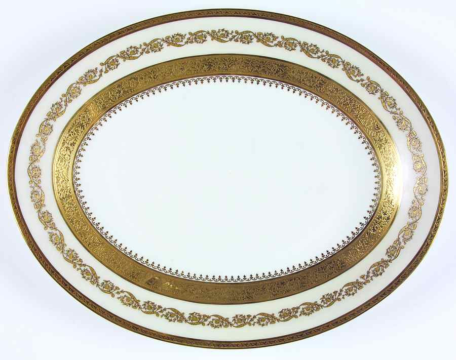 Imperiale 15" Oval Serving Platter by Ceralene-1