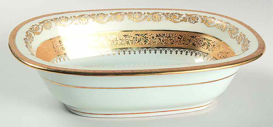 Imperiale 9" Oval Vegetable Bowl by Ceralene-1