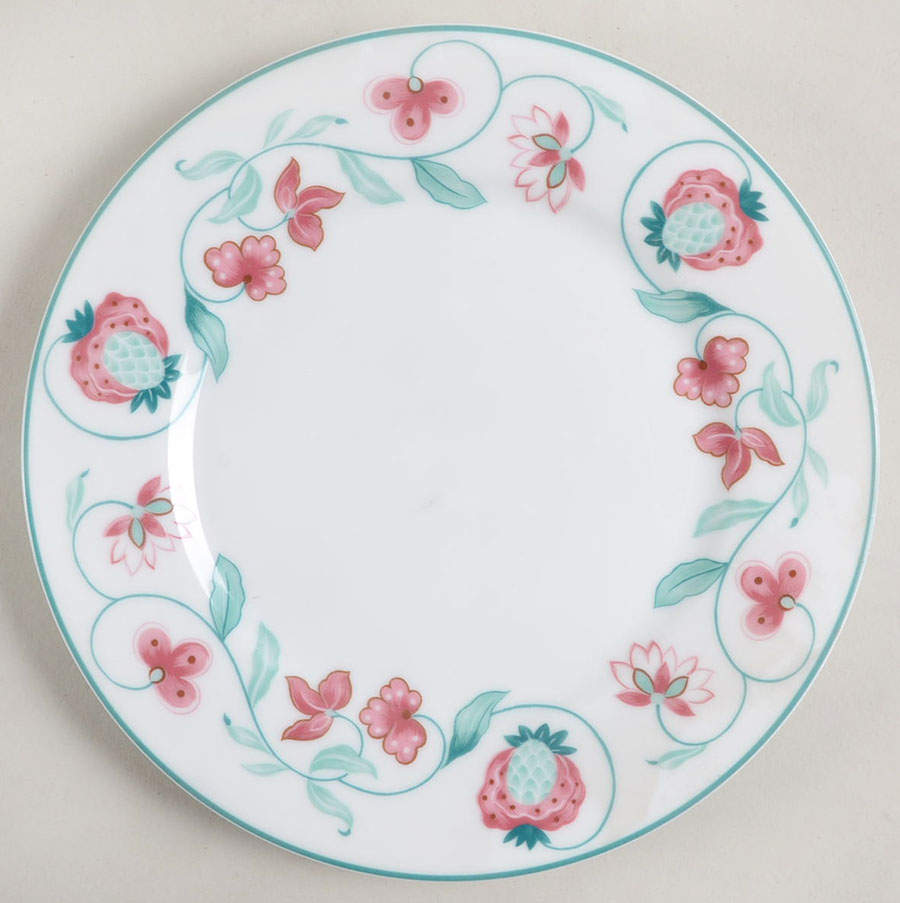 Indienne Salad Plate by Ceralene-1