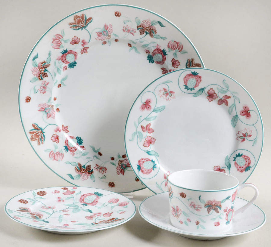 Indienne 5 Piece Place Setting by Ceralene-1
