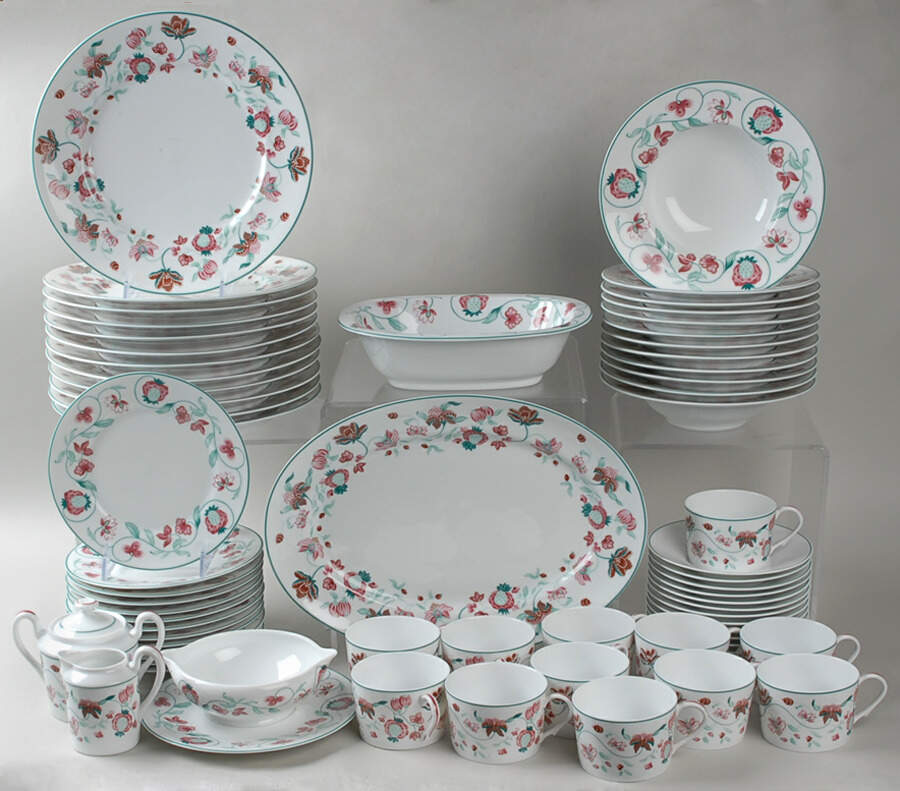 Indienne 66 Piece Estate Set by Ceralene-1
