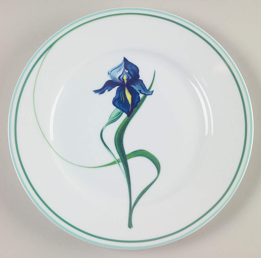Iris Dessert Luncheon Plate by Ceralene-1