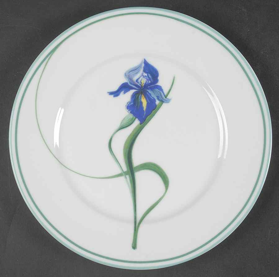 Iris Salad Plate by Ceralene-1