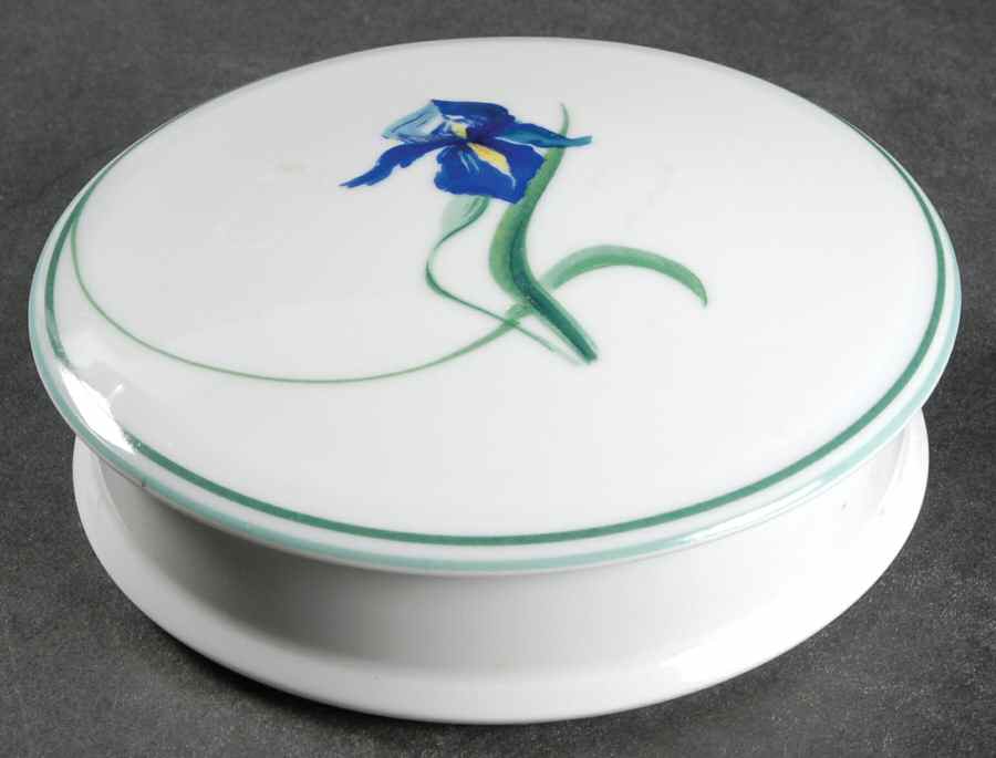 Iris Powder Box with Lid by Ceralene-1
