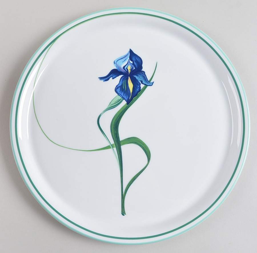 Iris 12" Chop Plate (Round Platter) by Ceralene-1