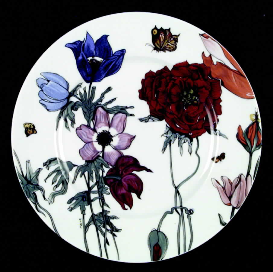 Jardin De Fleurs Dinner Plate by Ceralene-1