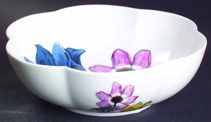 Jardin De Fleurs Large Melon Bowl by Ceralene-1