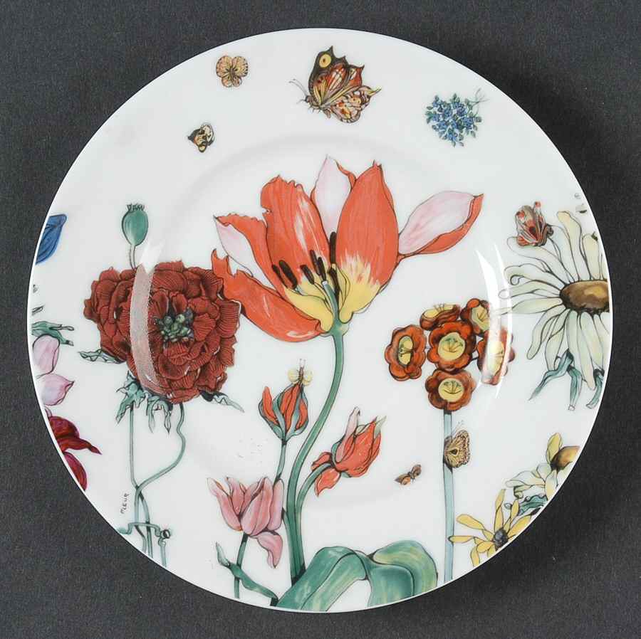 Jardin De Fleurs Bread & Butter Plate by Ceralene-1
