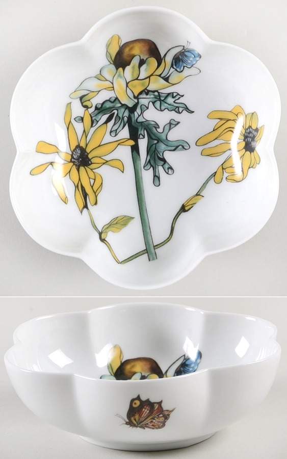 Jardin De Fleurs 5" Melon Bowl by Ceralene-1