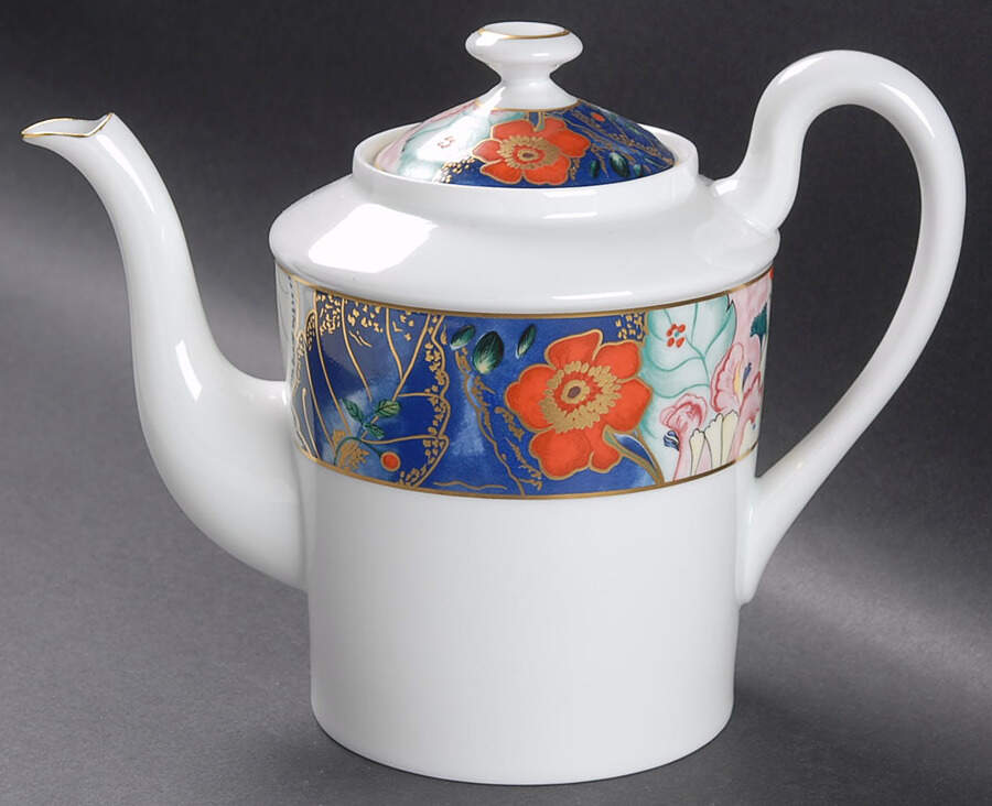 Jardin De Printemps Coffee Pot & Lid by Ceralene-1