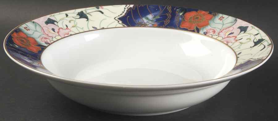 Jardin De Printemps 11" Pasta Serving Bowl by Ceralene-1