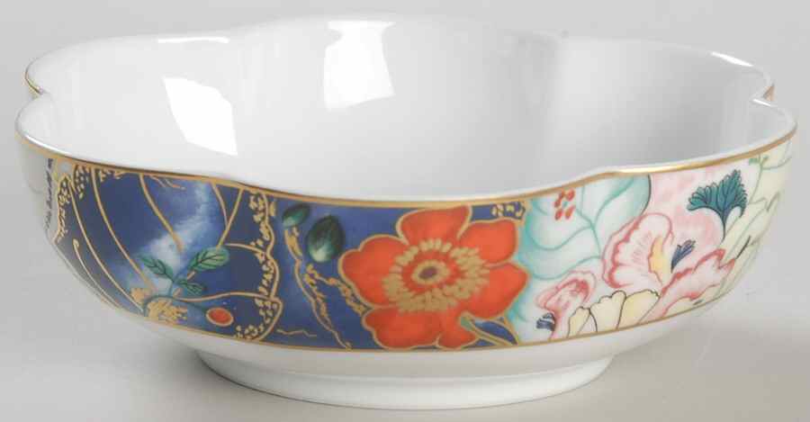 Jardin De Printemps Medium Melon Bowl by Ceralene-1