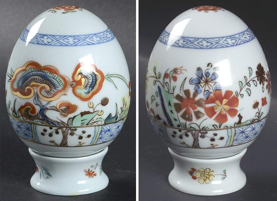 Kouan Ti Celadon Egg and Stand by Ceralene-1