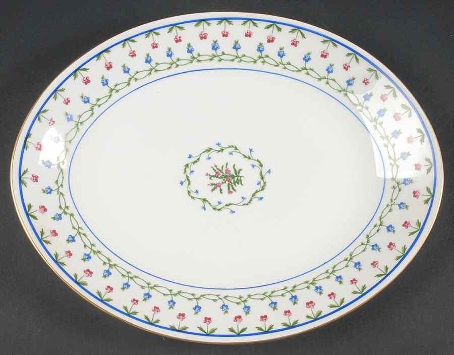 La Fayette 12" Oval Serving Platter by Ceralene-1