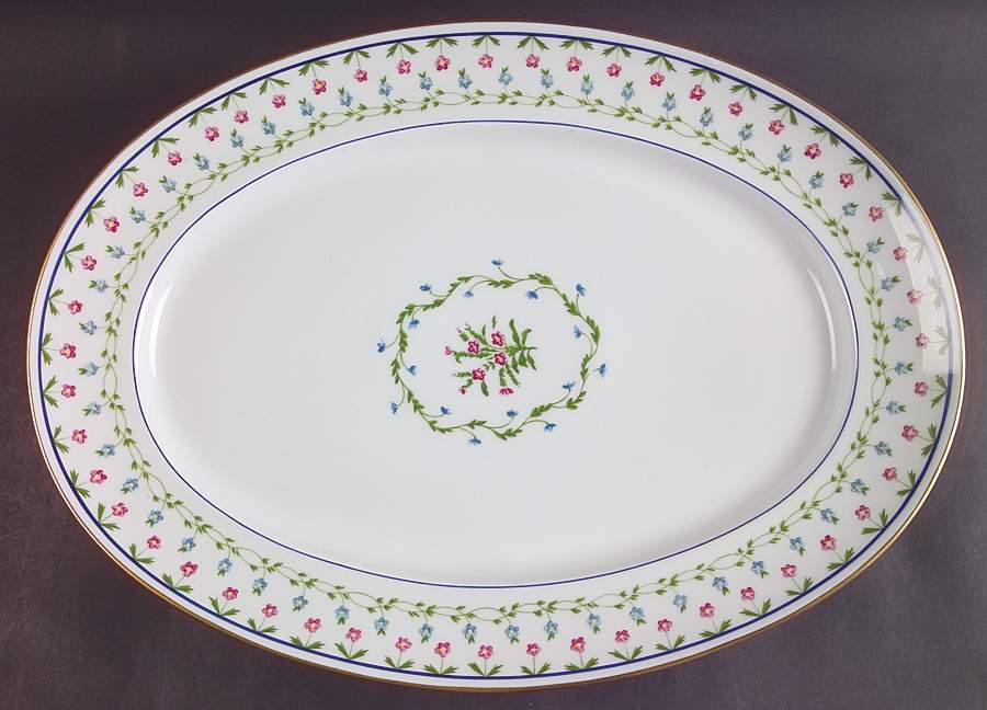 La Fayette 16" Oval Serving Platter by Ceralene-1