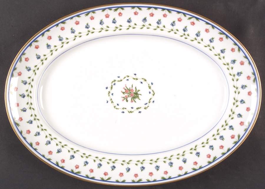 La Fayette 14" Oval Serving Platter by Ceralene-1
