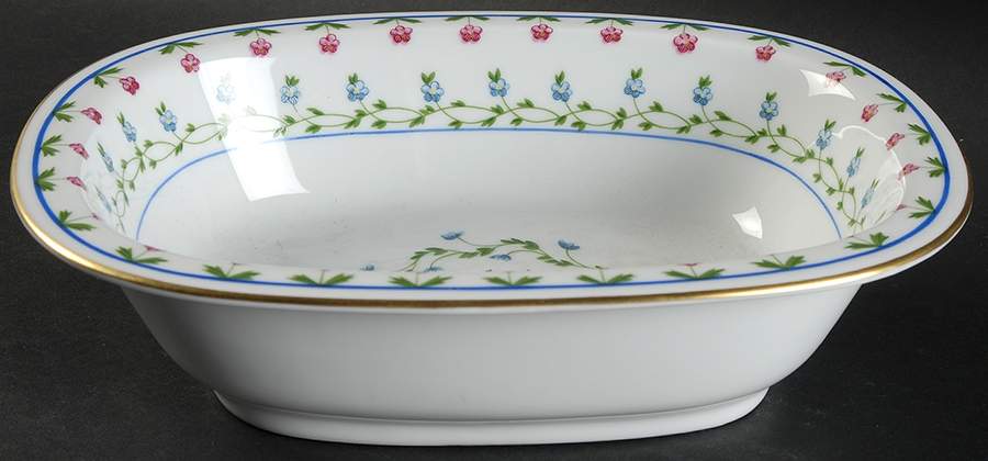 La Fayette 9" Oval Vegetable Bowl by Ceralene-1
