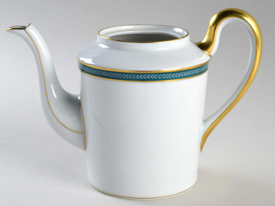 Laurier Blue Mini Coffee Pot No Lid by Ceralene-1